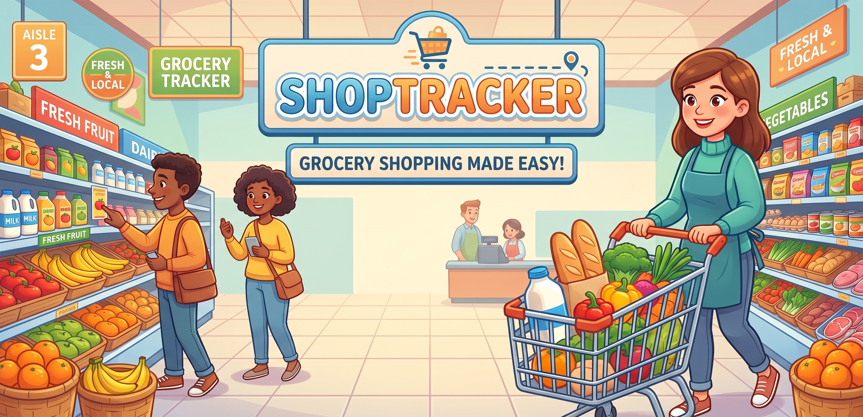 ShopTracker app preview
